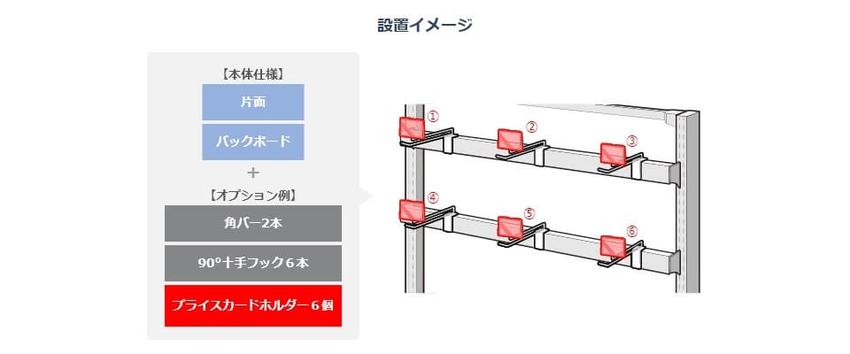 プライスカードホルダー