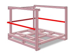 荷崩れ防止バー